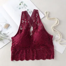 Женское сексуальное кружевное нижнее белье с глубоким v-образным вырезом, без бретелей, без шнуровки