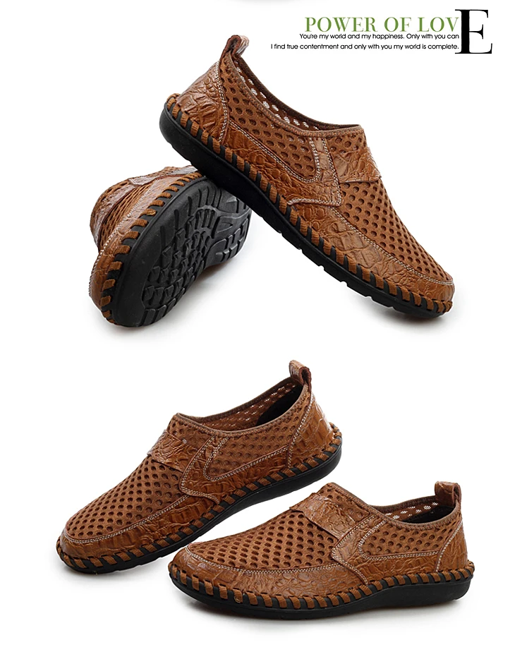 MIXIDELAI/Летняя дышащая мягкая мужская обувь из натуральной кожи в сеточку для мужчин; повседневная обувь для взрослых; качественный светильник; сетчатая обувь;