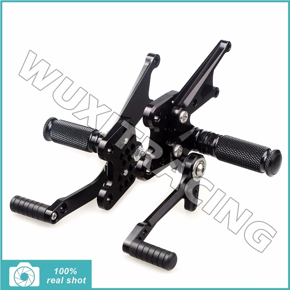 BIKINGBOY Adjustable Rider Foot Pegs Footpegs Foot Rest Rear Sets