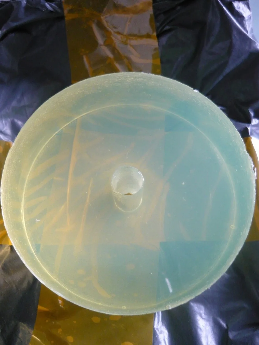 

1PCS 100mm x 40mm Shock Absorber Polyurethane PU Pad Sheet Clear Yellow