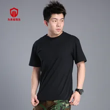 Для мужчин быстрое высыхание военный тактическая футболка Многофункциональный езда короткий рукав поглощения влаги влагу Пеший Туризм футболка