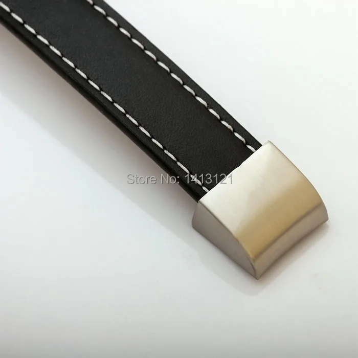 

free shipping 128mm Leather handle doorknob furniture handle knob drawer closet Shoe cabinetpull household hardware part