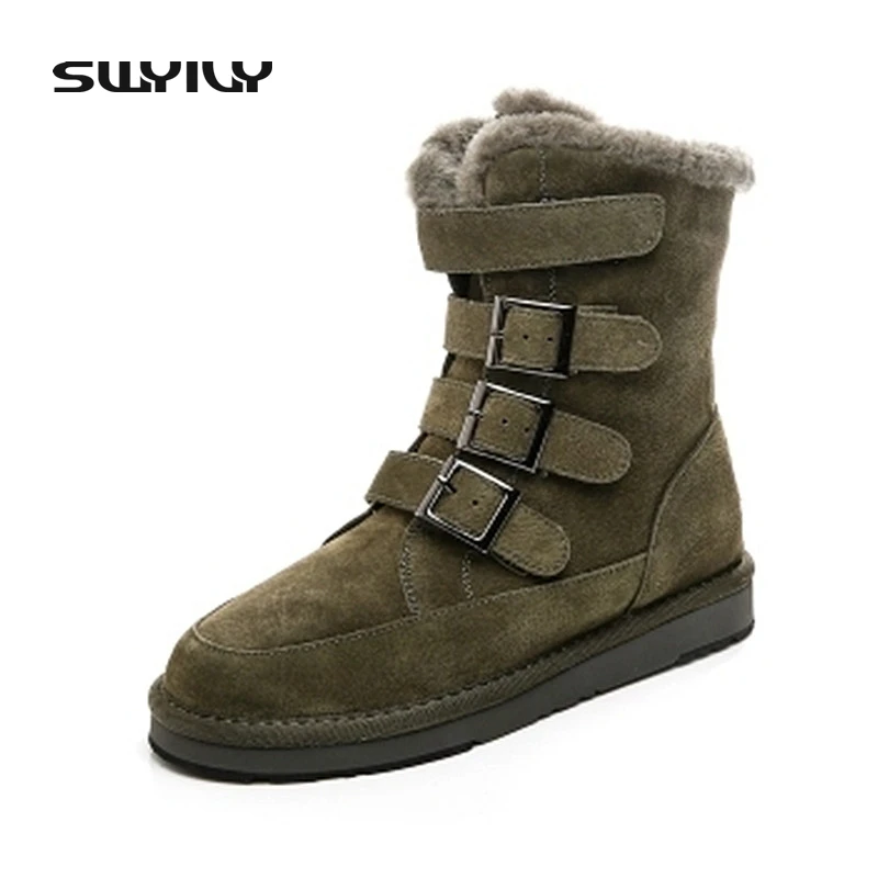 fur top winter boots