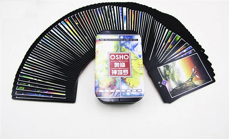 Osho карты Таро английская/Chiese версия гадание игральные карты Таро колода для семьи вечерние карты игры, настольная игра 0