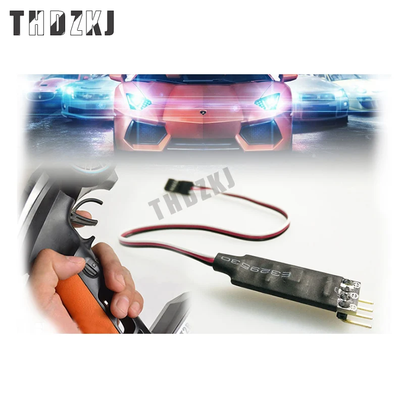 

2pcs Control Light Switch 190MM Third Channel Remote Control Switch for RC Model DIY Modification With Flashing Light Funct S124