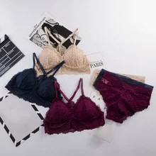 Модные вышитое белье нижнее белье женские набор плюс размер нижнего белья сексуальная чашка ультратонкий прозрачный бюстгальтер, трусики 5 видов цветов кружевные бюстгальтеры