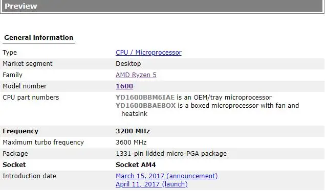 AMD Ryzen 5 1600 R5 3 2 ГГц шестиядерный 12 резьбовой 65 Вт новый процессор ЦП разъем AM4