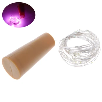 

YAM IP67 Waterproof 20 LED Cork Shape String Bottle Lights Battery Powered Fairy Party Christmas Wedding Decoration Lamp Party
