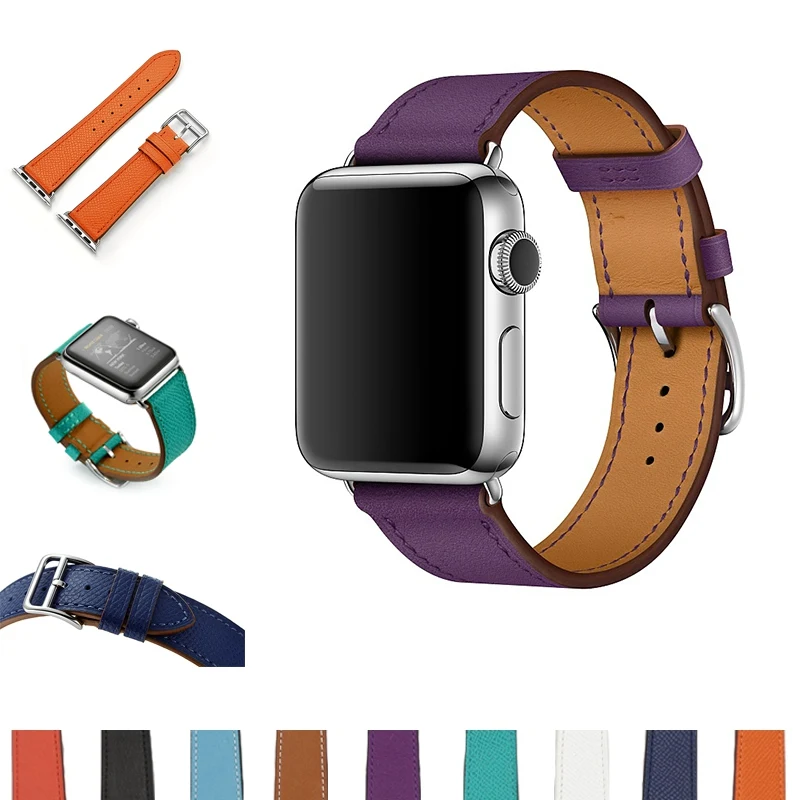 URVOI ремешок Simple Tour для apple watch series 1 2 iwatch ремень часы Hermes группа Роскошные из кожи