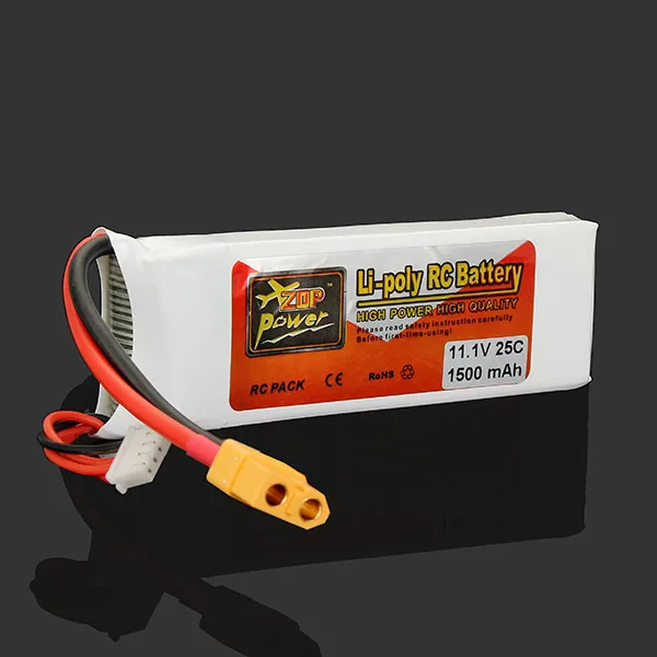 Высококачественная аккумуляторная батарея ZOP Power 3S 11,1 V 1500MAH 25C XT60