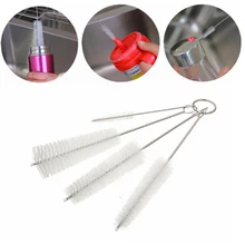 מעשי 1 סט של 4PC (4 עשן עישון עשב טבק מברשות) נרגילה נרגילות ניקוי מברשות מבחן צינור מברשת צינור מים מנקה(China)