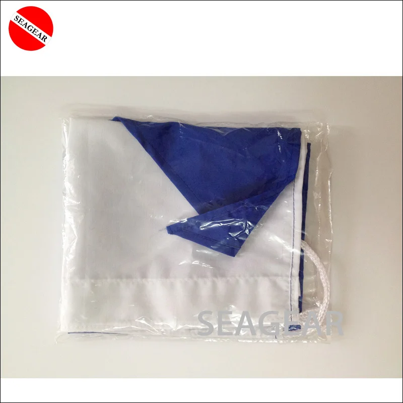 35x60 см синий белый флаг для дайвинга аксессуары для дайвинга