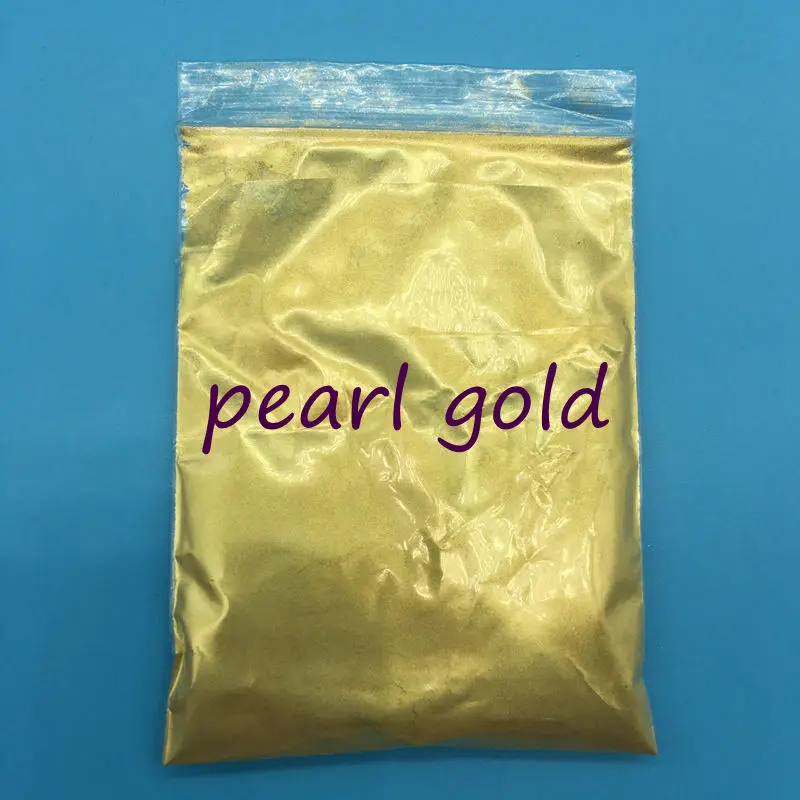 

High Quality Mica pearl Gold powder Pigment for DIY decoration Paint Cosmetic 100g/bag,Metal Gold for nail polish