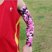 Новая Элитная рука рукав цифровая камуфляжная компрессионная манжета на руку для Бейсбол Футбол Баскетбол рукав для стрельбы для гольфа, тенниса