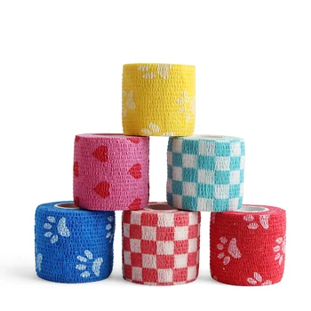 

5cm X 4.5m Kinesiotaping Sports Kinesiology Tape Self Adhesive Flexible Bandage Tapes Wrap Cohesive Bandage Mixed Colors