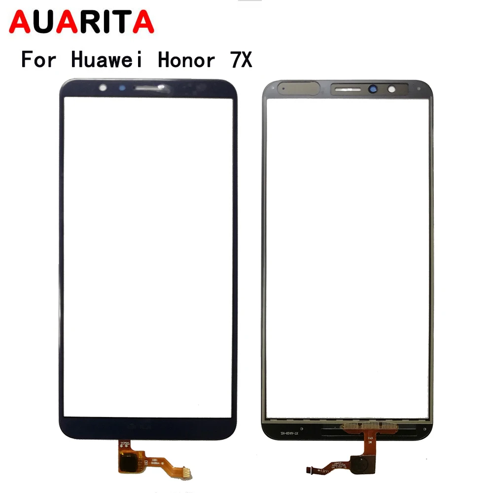 

AAA quality touch panel screen For Huawei honor 7X Honor7X front outer glass sensor Touch Screen Digitizer replacement parts