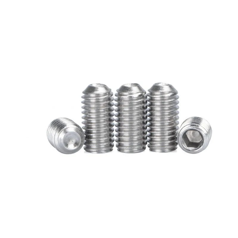 Набор шестигранных винтов DIN916 из нержавеющей стали M2/M2.5/M3/M4/M5/M6 *