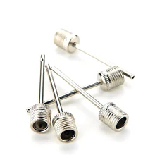 10 pcs Sport Ball Inflator Needles For Deflated Football Basketball Volleyball Inflatable Air Adapter Stainless Steel Pin