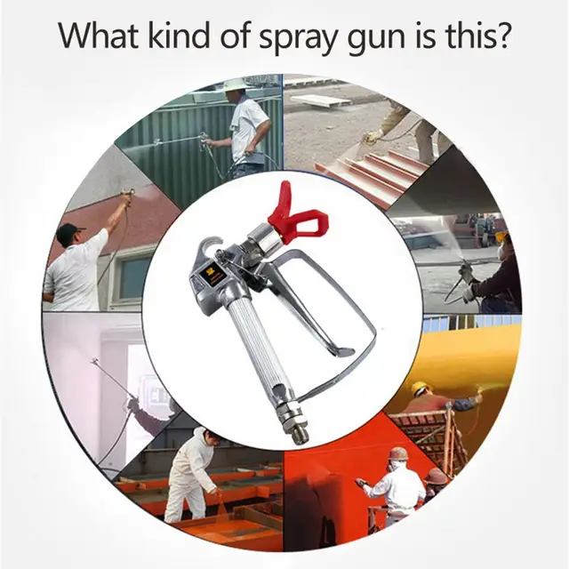 3600PSI High Pressure Airless Latex Paint Spray Gun Spraying Equipment Spray Gun Mini Air Paint Spray Guns Airbrush