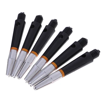 

6Pcs Dart Shafts Professional Darts Stems Throwing Fitting Accessories 35mm Length Aluminum Alloy Dart Shaft