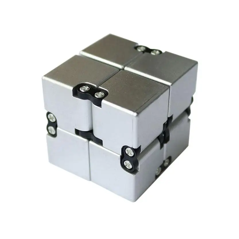 

2018 New Cool Toy For Stress Relief Infinity Cube Mini Luxury Fidget Anti Anxiety Stress interesting Reduce pressure toy Cherryb