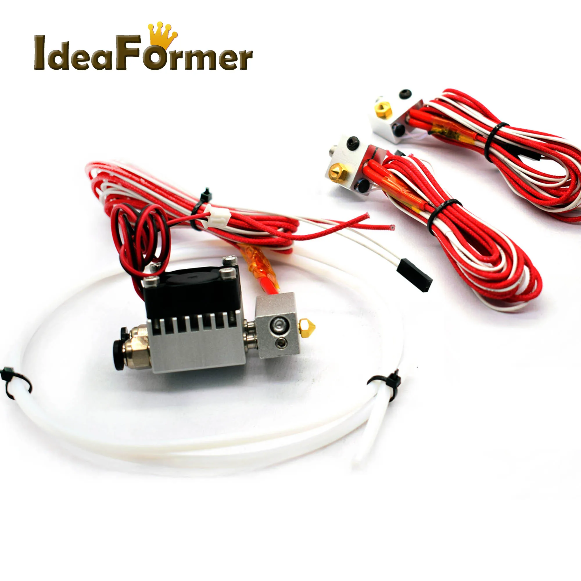 

3D Printer V6 2 in 1 out + 2 in 2 out Cyclops Chimera Print head Extruder with 2m Teflon tube long distance hotEnd full kit