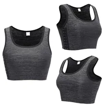 Corset de Compression pour femmes, tripode poitrine, 3 rangées, crochet frontal plat
