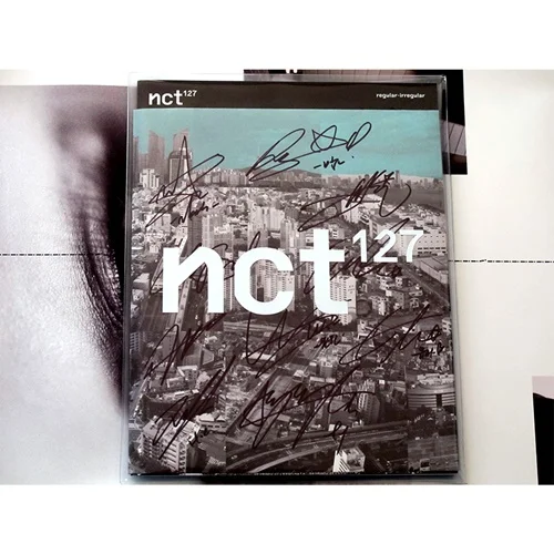 Подписанный NCT 127 NCT127 autographed1st альбом обычный-неправильный CD+ Фотокнига K-POP 102018 - Цвет: IRREGULAR Ver