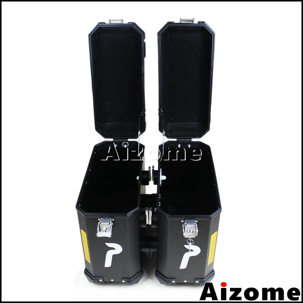 Мотоциклетная сумка задняя багажная черные боковые коробки 36L Чехлы для BMW Suzuki