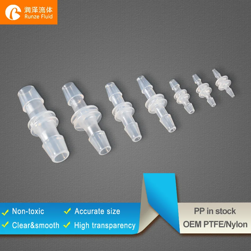 Peristaltic Pump Silicone Tube Fitting Easy Coupling Hose Connector