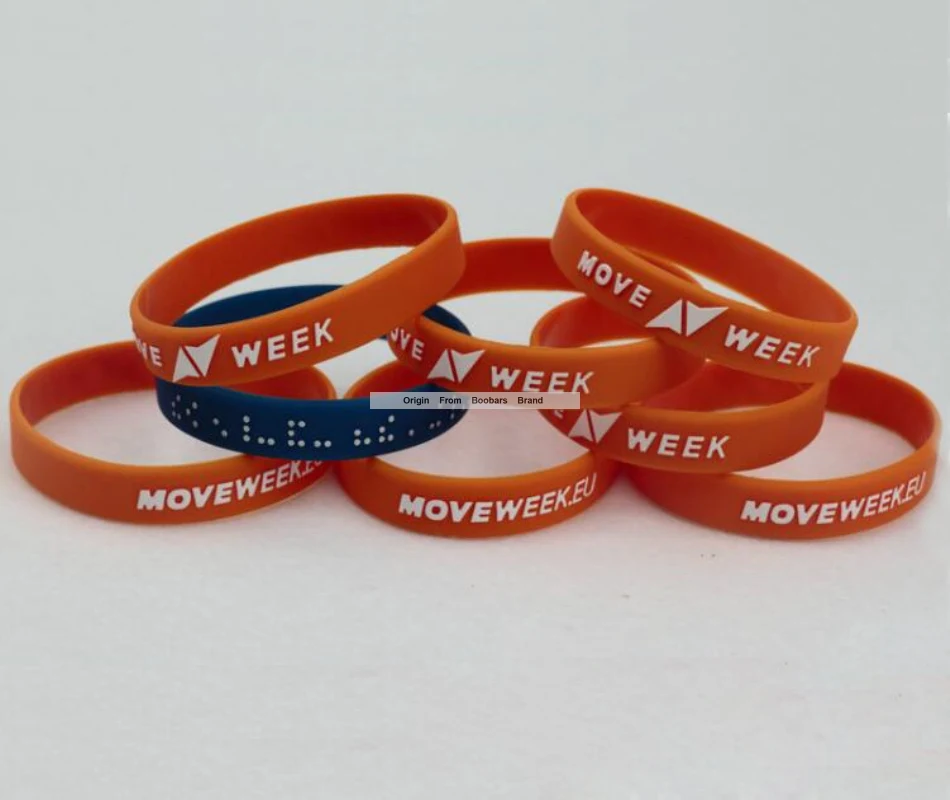 1000pcs/lot Custom Any Color Accept Logo Print Gift Promotion Silicone