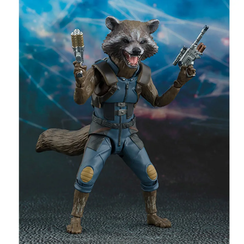 

Avenger Infinity War Rocket Raccoon Variant Figure SHF 1/8 scale figure Toys Kids Birthday Gift no retail box (Chinese Version)