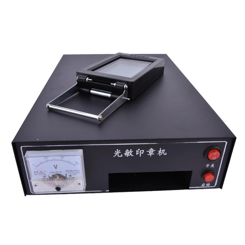 

HT-A600 Photosensitive Portrait Flash Stamp Machine Auto-inking Kit Stamping Making Seal Support film Pad (WITHOUT Ink) 220V