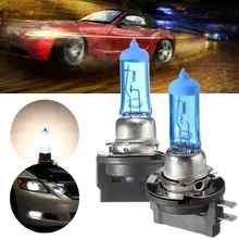 1 пара H11B 55 Вт Автомобильная галогенная противотуманная лампа, автомобильный Автомобильный светильник ближнего света, белая лампа постоянного тока 12 В 6000 К, светильник-источник