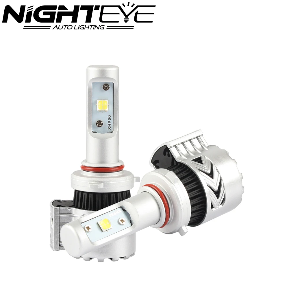 ФОТО  Bright 9005 HB3 72W Car LED Headlight Conversion Kit With CREE XHP50 12000LM 6500K White Fog Lamp Bulb Lights Set