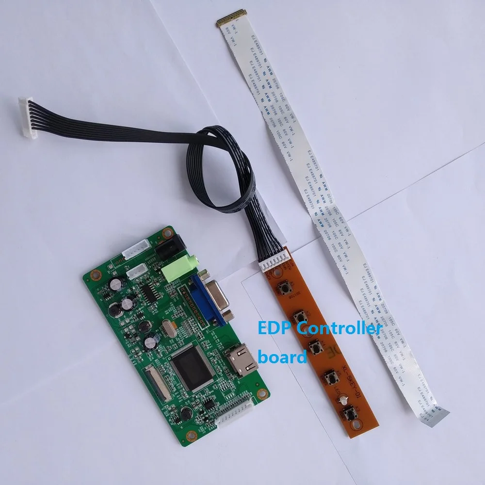 

for B156XTN07.0 HWAA 40Pin Controller board SCREEN display 15.6" HDMI DIY monitor 1366X768 KIT VGA LCD DRIVER EDP LED