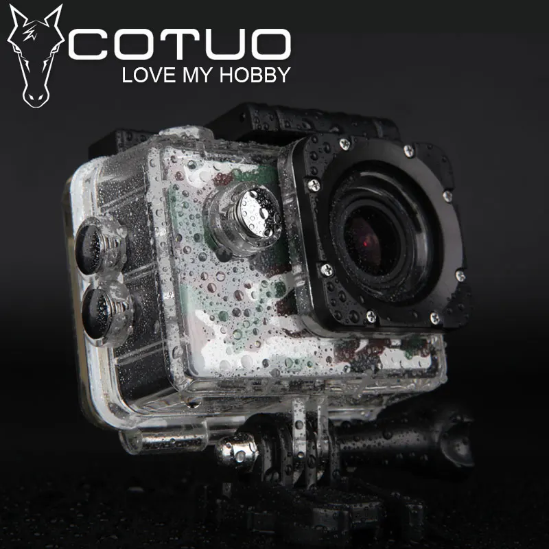 Экшн-камера COTUO CS70 Full HD 1080P 30FPS Novatek96655 Wifi Водонепроницаемая 30 м Спортивная камера