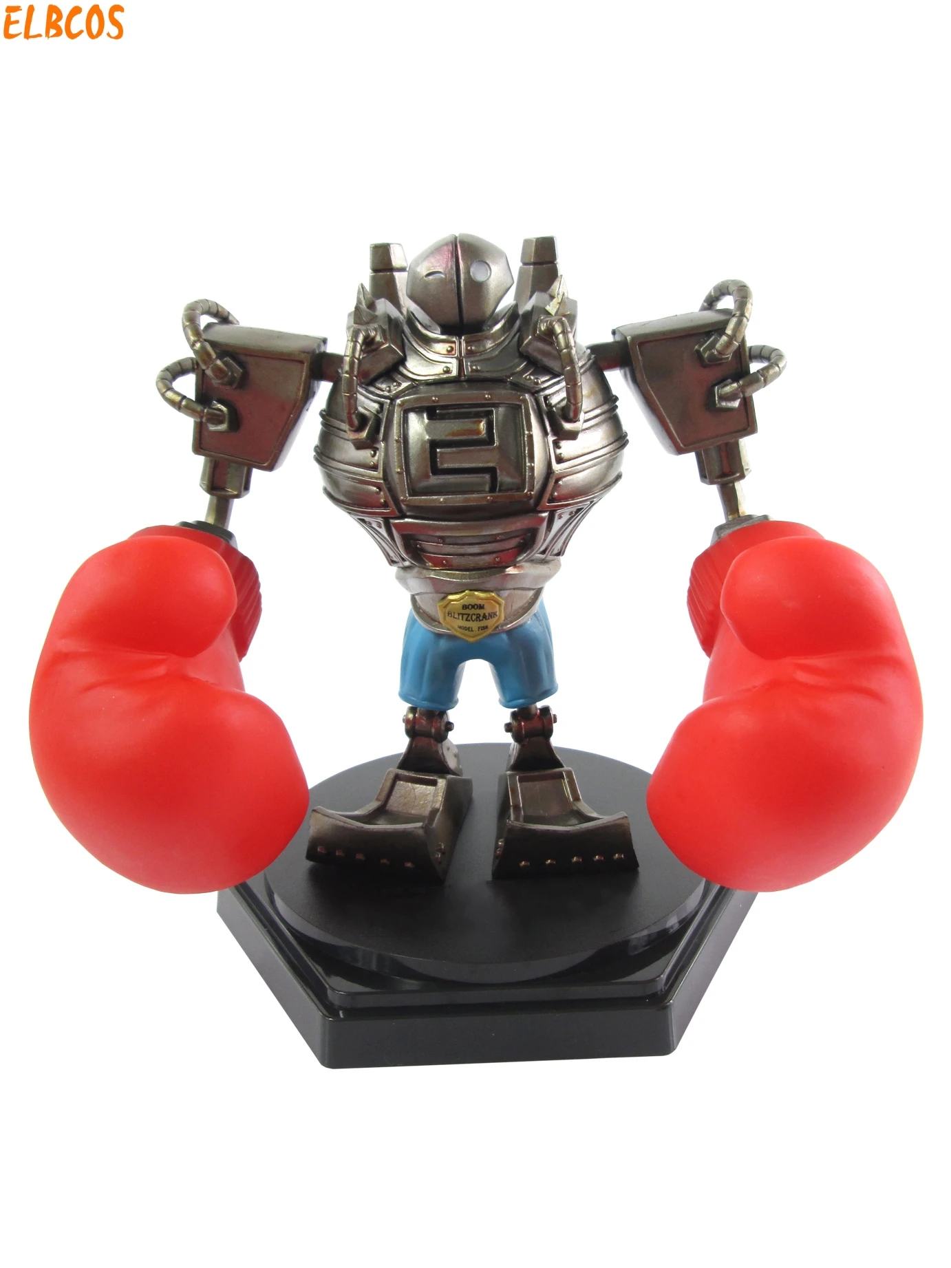 

Game toy Great Steam Golem Cosplay Blitzcrank Middle Q Version 13cm/5.1'' Boxed Action Figures Kit Model Toys