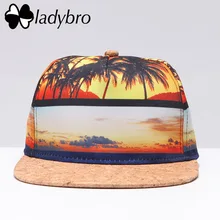 Ladybro 3D печать кепка мужская уличная хип-хоп шляпа Кепка Женская бейсбольная кепка волны Волк Глаза пляжная шляпа кость Женская кепка с плоским козырьком