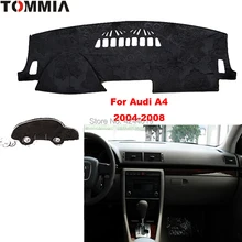 TOMMIA приборной панели крышки тире коврик для автомобиля козырек от Солнца Анти-УФ-покрытие для приборной панели коврик для приборной панели автомобиля для AUDI A4 2004-2008