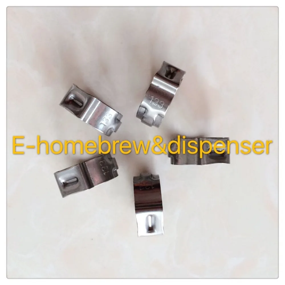 

304 Stainless steel size 13.3 beer tube clamps