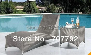 

New Arrival!! Outdoor Beach Furniture All Weather PE Rattan Daybed