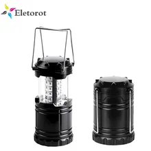 Ультра яркий легкий 30 светодиодный фонарь для кемпинга Открытый складной портативный водостойкий светильник Bivouac осветительная лампа