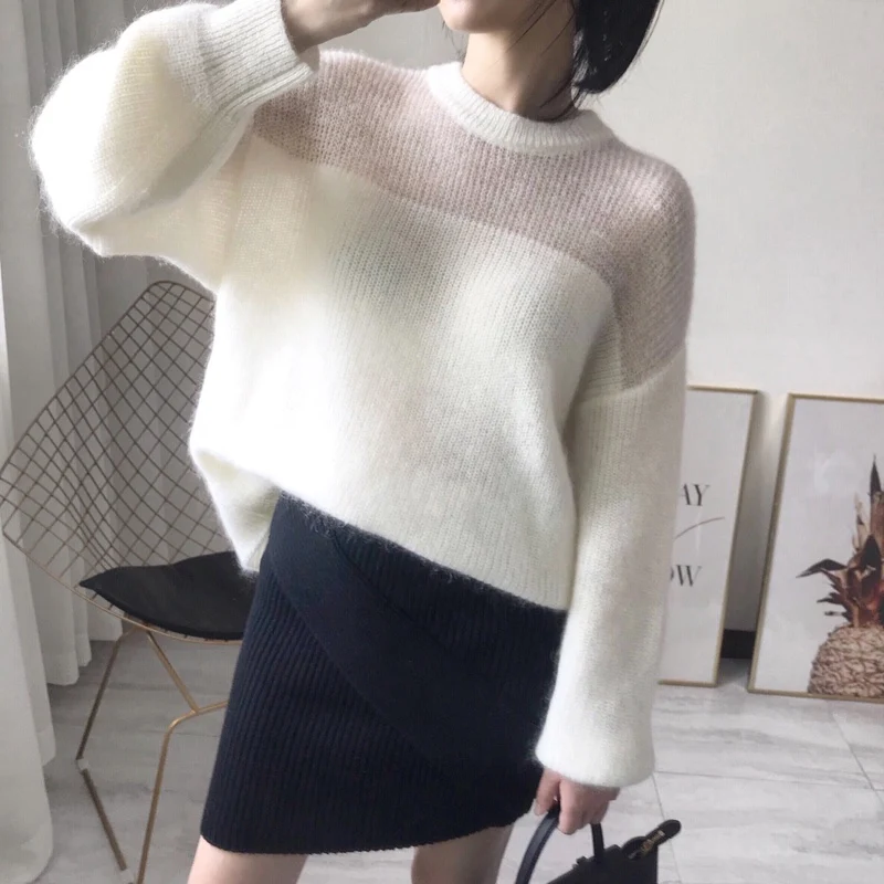 

Sexy Sweater jumpers pull femme Women knitted Pullovers