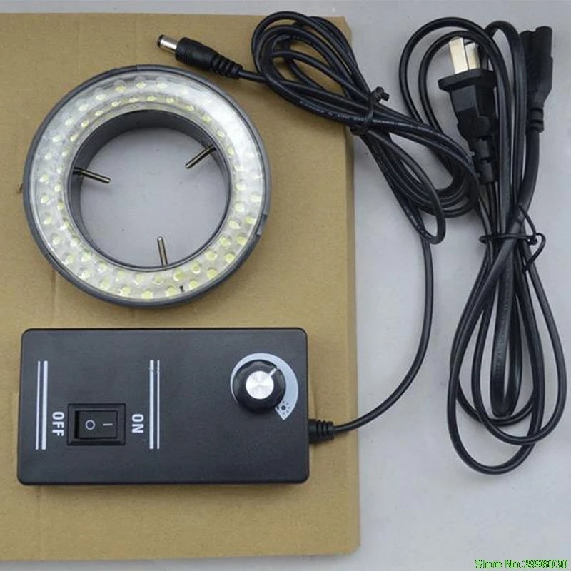 56 светодиодный Регулируемые кольца света Просветителя лампа для стерео зум микроскоп AU