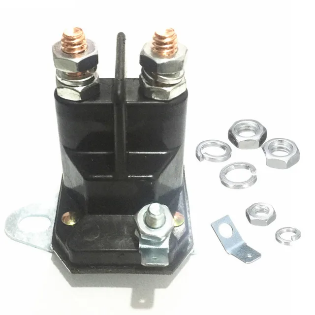 1pc 3 Terminals Starter Solenoid Relay 12v Contactor