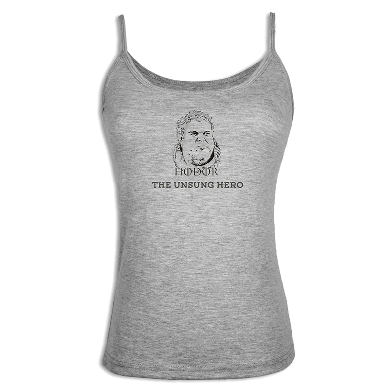 ibSingletS2210G Игра престолов трехглазая ворона ТВ-шоу фанатов Hodor настоящие мужчины держать дверь сексуальные дамские, женские жилет майка из хлопка с ремешками - Цвет: ibSingletS2210G