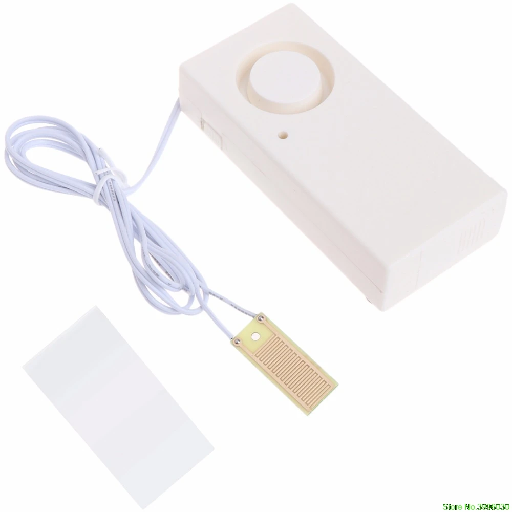 

Water Leak Alarm Rain Flood Level Overflow Detector Sensor Alert Home Security