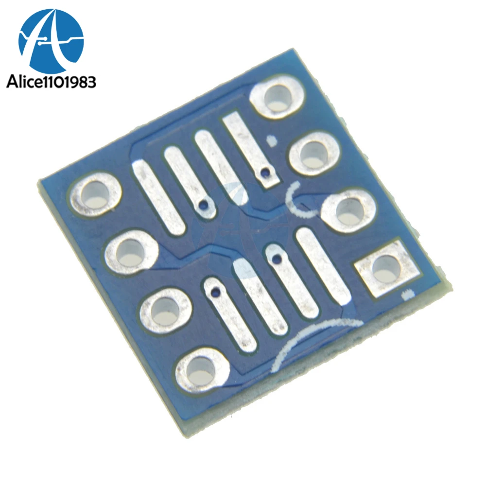 10 шт. SOP8 SO8 SOIC8 К DIP8 Interposer плата адаптер для печатной платы пластина Модуль Шаг ширина 7,62 мм шаг 2,54 мм DIY