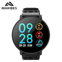 Умный Браслет Makibes T3 с цветным экраном, измеритель артериального давления, пульсометр, трекер здоровья, браслет для Android iOS